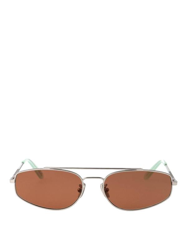 Retro Super Future Lunettes De Soleil - Rouge Brun