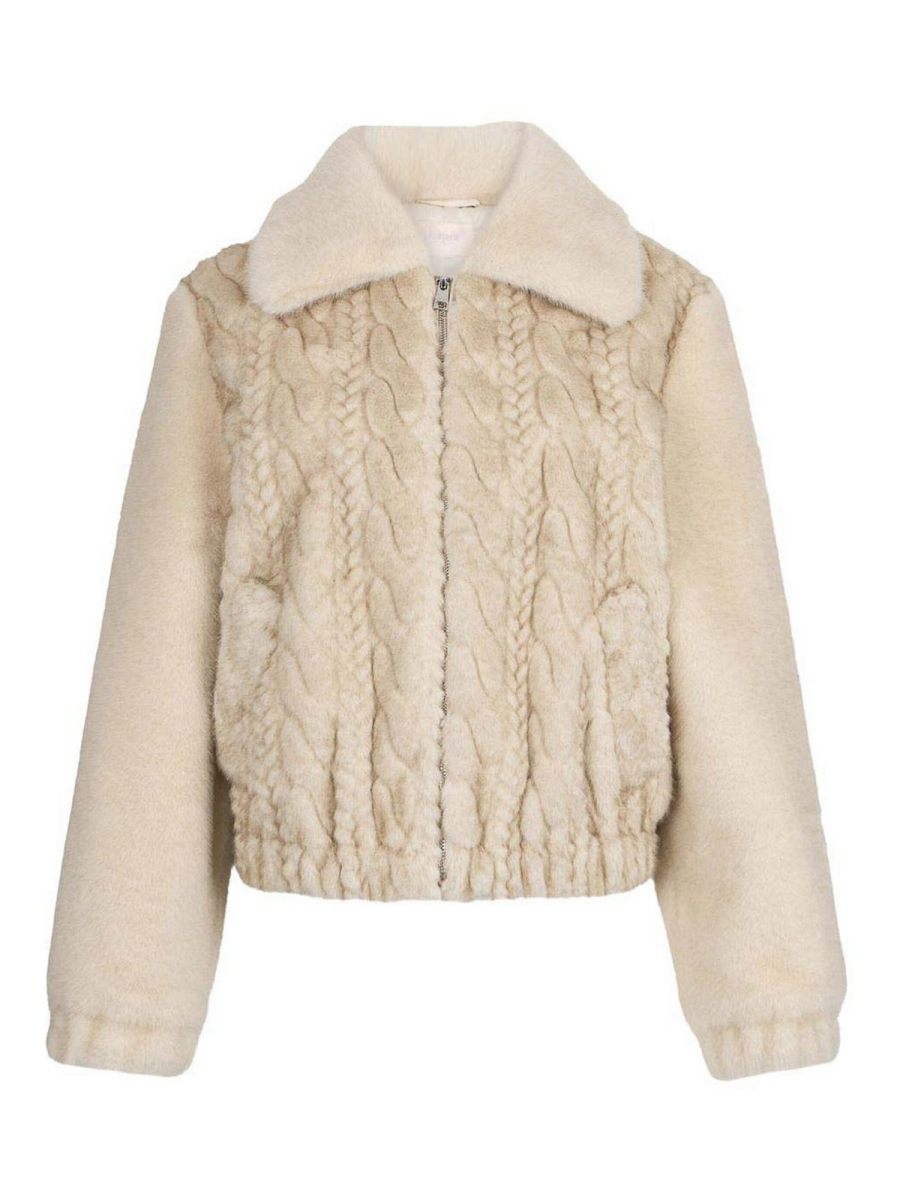 Liu Jo Manteau Au Genou - Beige