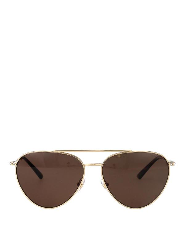 Jimmy Choo Lunettes De Soleil - Or
