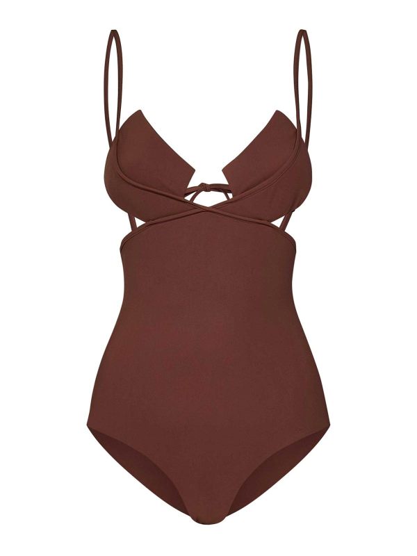 Nensi Dojaka Maillot De Bain - Marron
