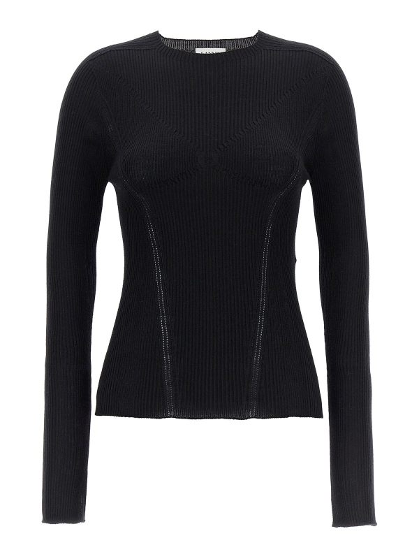 Lanvin Pull Col Rond - Noir