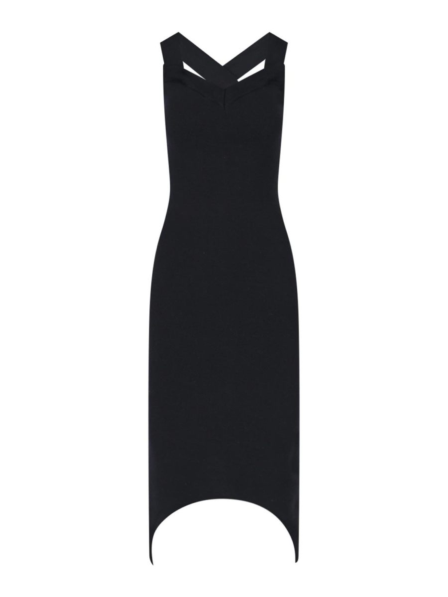 Patou Robe Au Genou - Noir