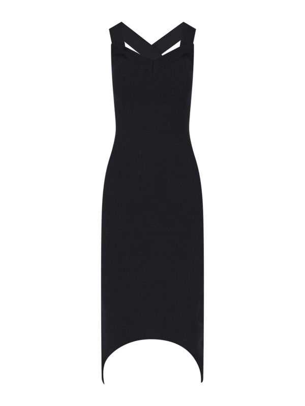 Patou Robe Au Genou - Noir