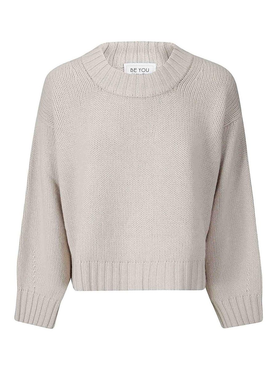 Be You Pull Col Rond - Beige