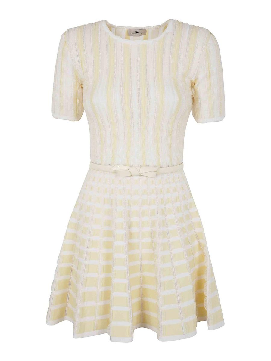 Elisabetta Franchi Robe Courte - Orange