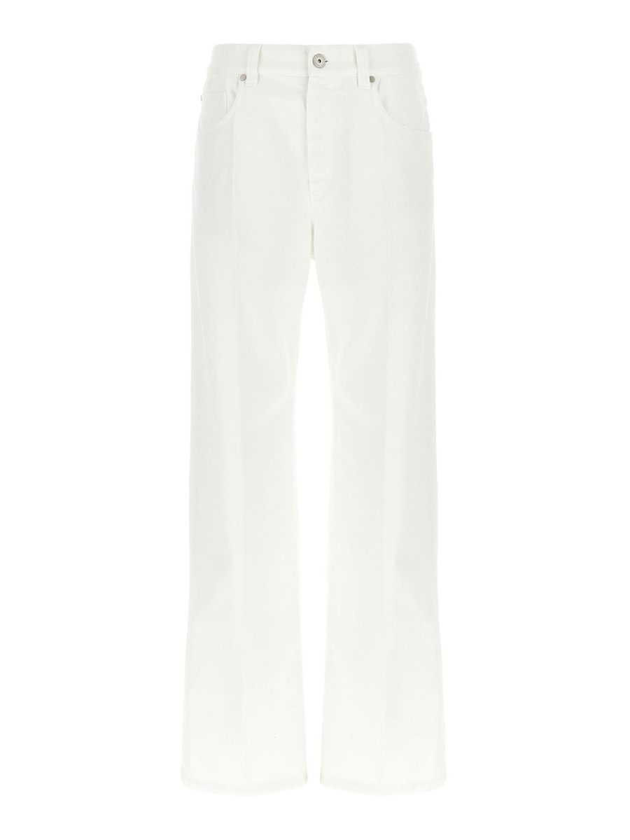 Brunello Cucinelli Jean Bootcut - Blanc