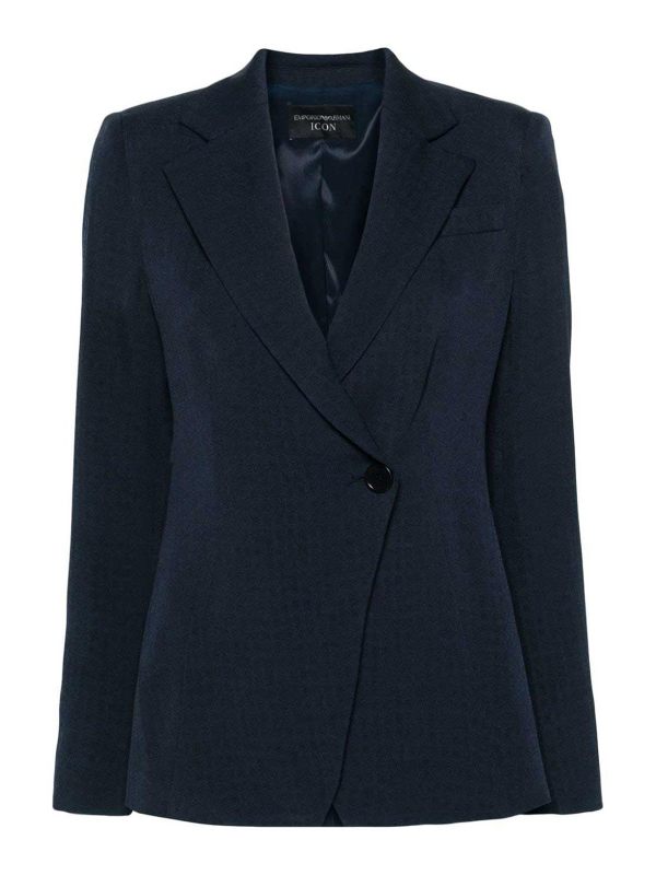 Emporio Armani Blazer Couturier - Bleu