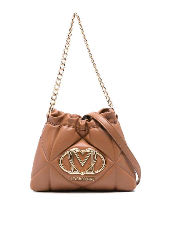 Love Moschino Sac Bandoulière - Camel