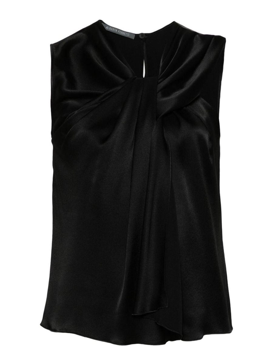 Alberta Ferretti Top - Noir