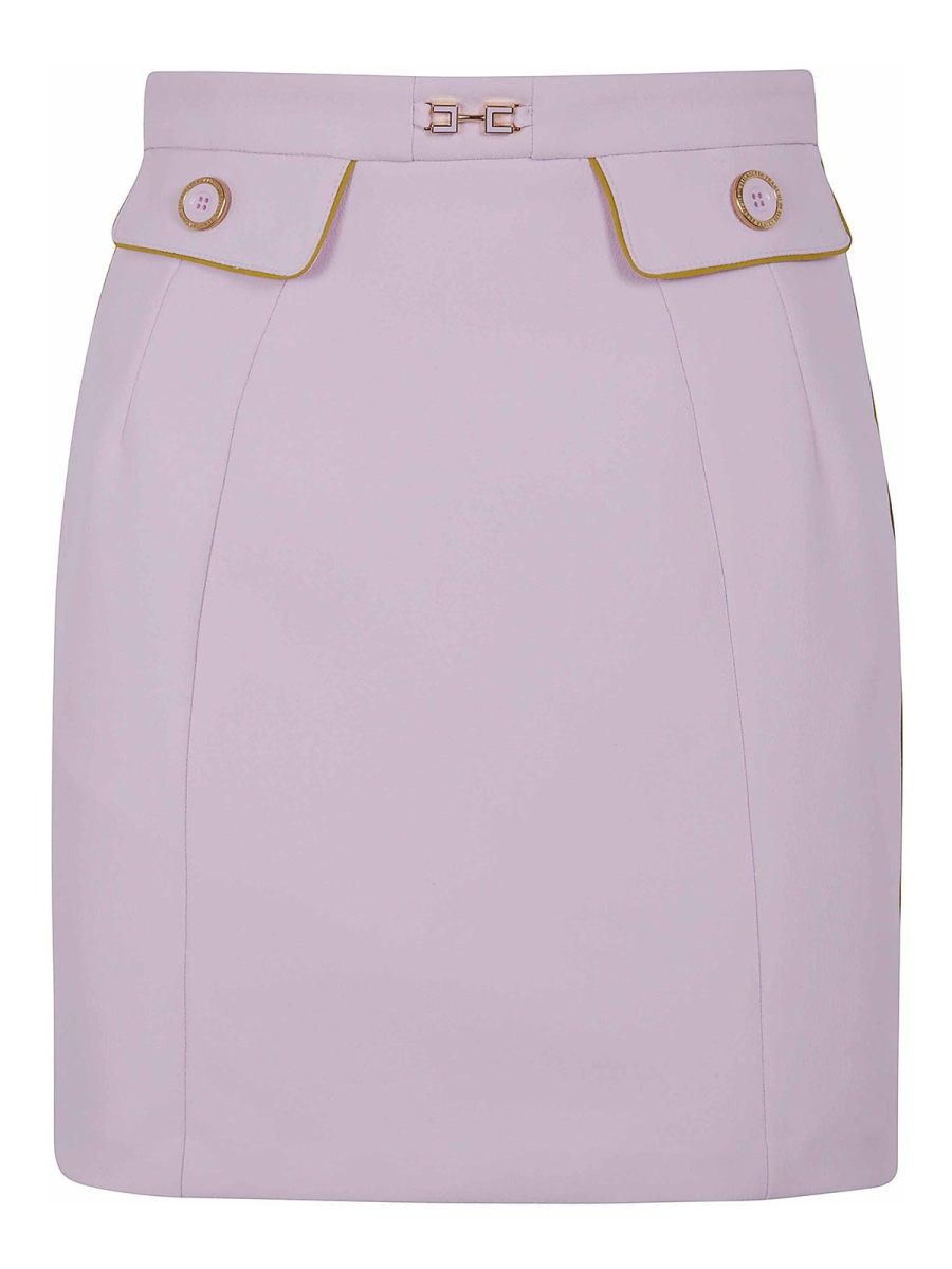 Elisabetta Franchi Jupe Midi - Rose
