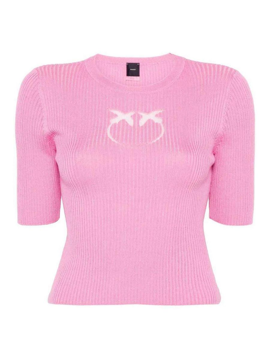 Pinko Pull Col Rond - Violet Clair