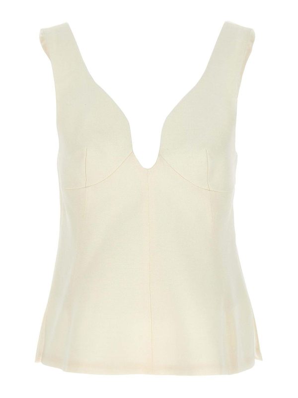 Jil Sander Top - Blanc