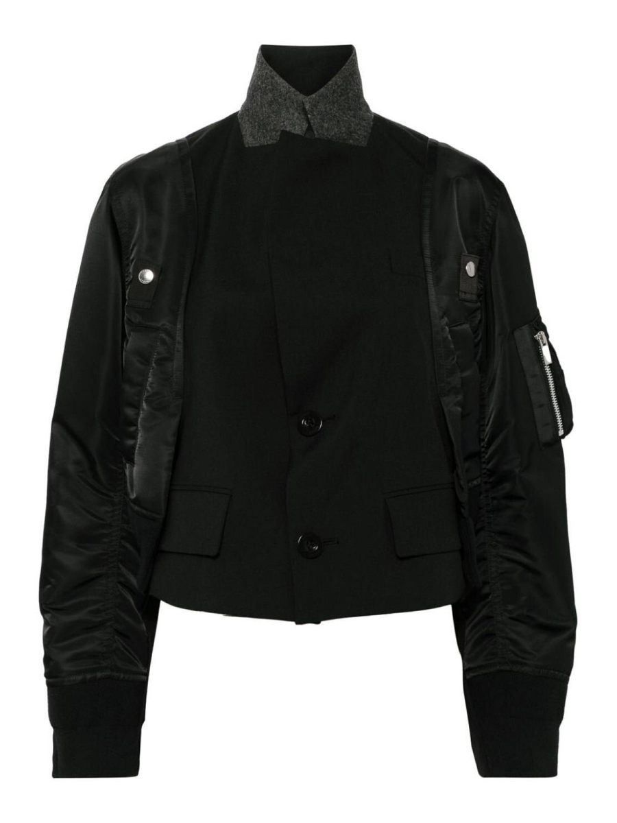 Sacai Veste Casual - Noir