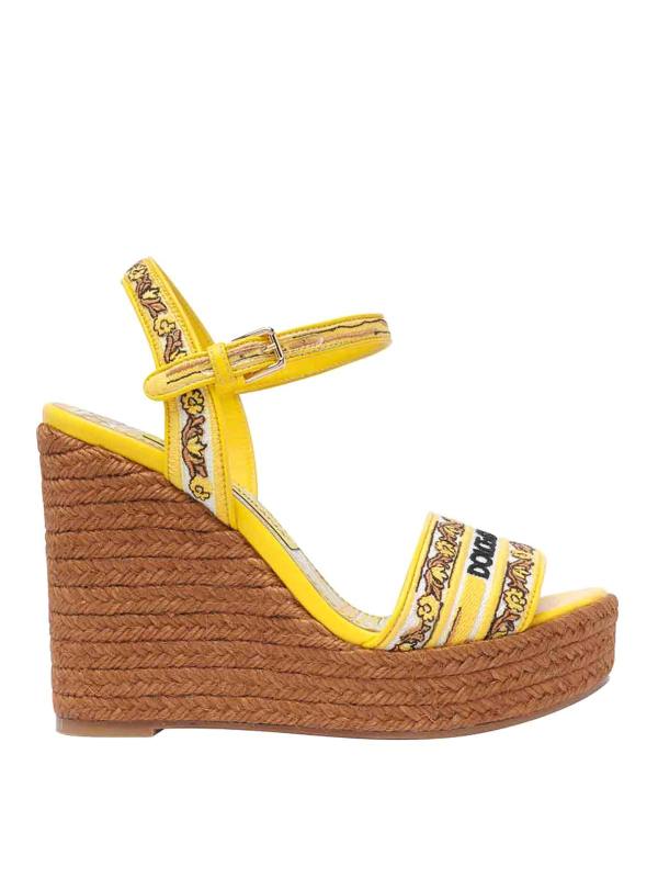 Dolce & Gabbana Sandales - Jaune