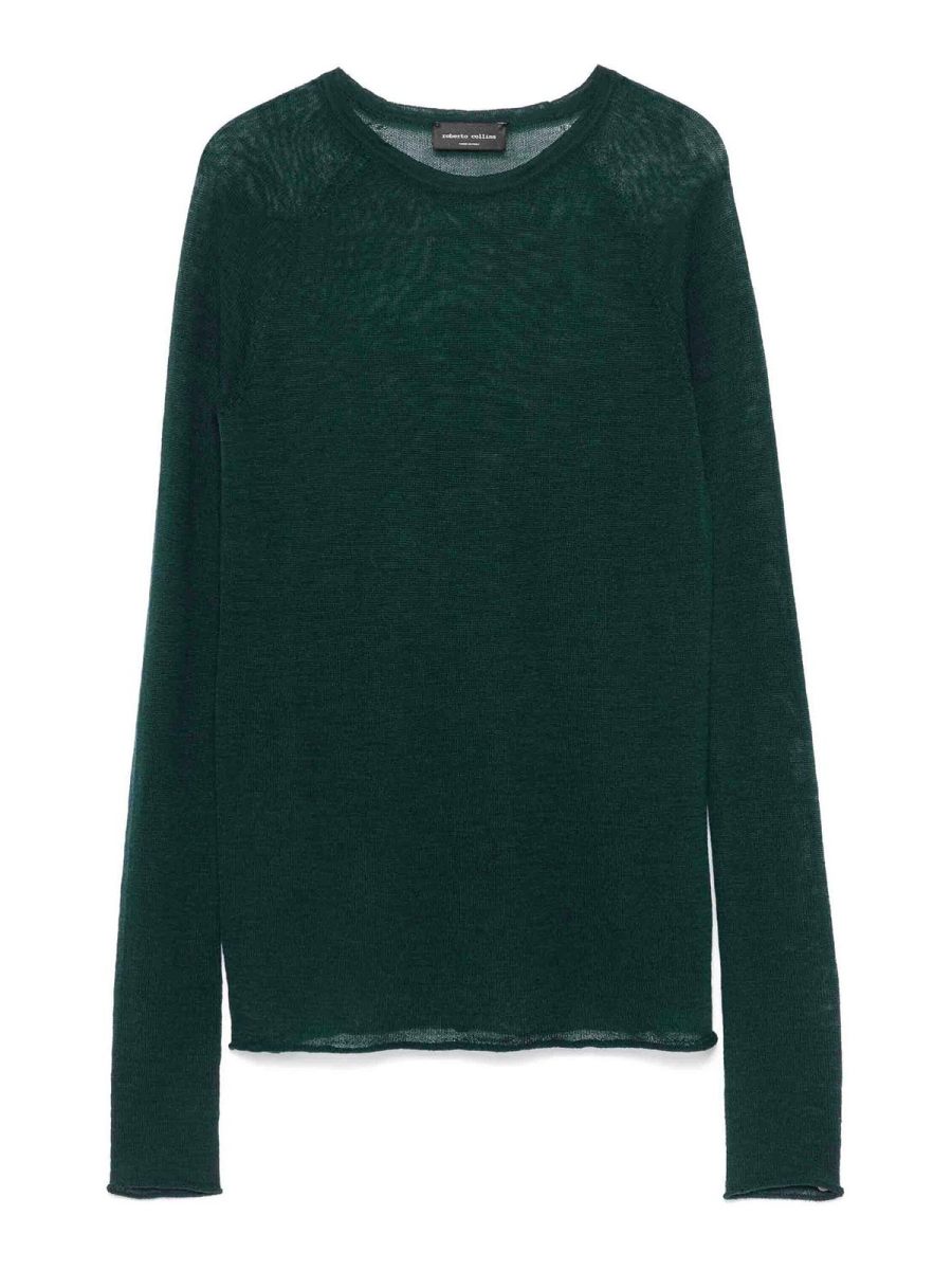 Roberto Collina Pull Col Rond - Vert