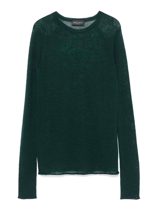 Roberto Collina Pull Col Rond - Vert