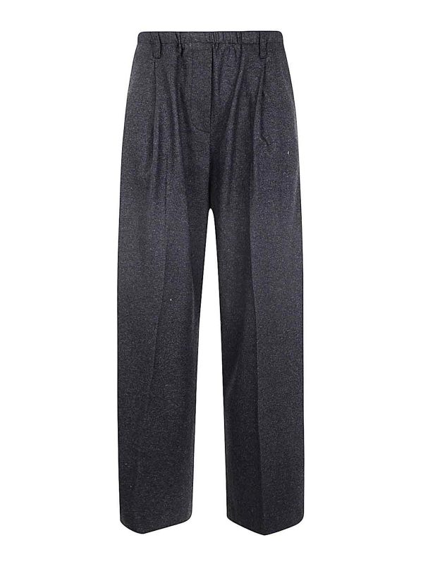 Liviana Conti Pantalons Décontractés - Gris