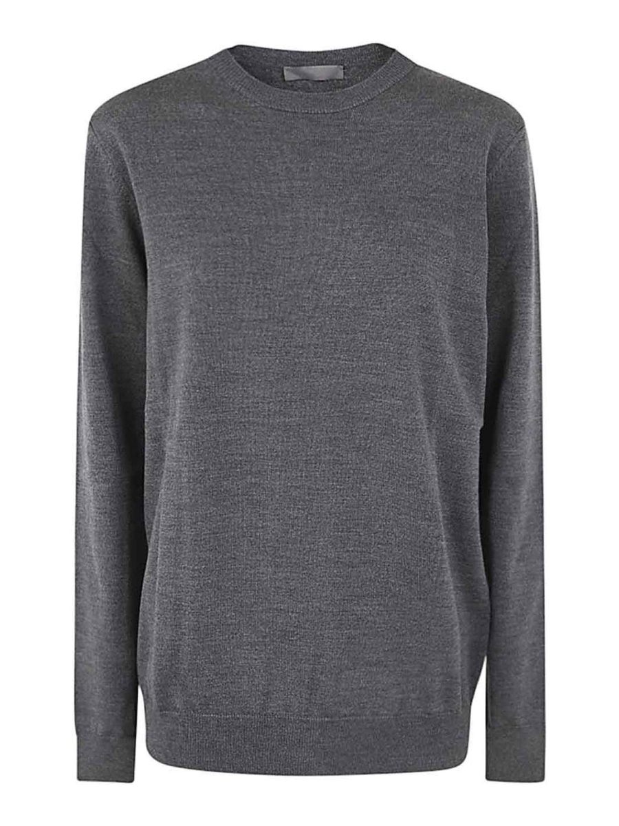 Wardrobe. NYC Pull Col Rond - Gris