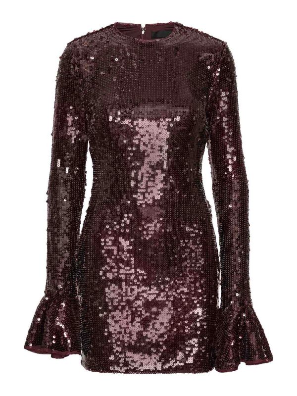 Rotate Birger Christensen Robe Courte - Rouge