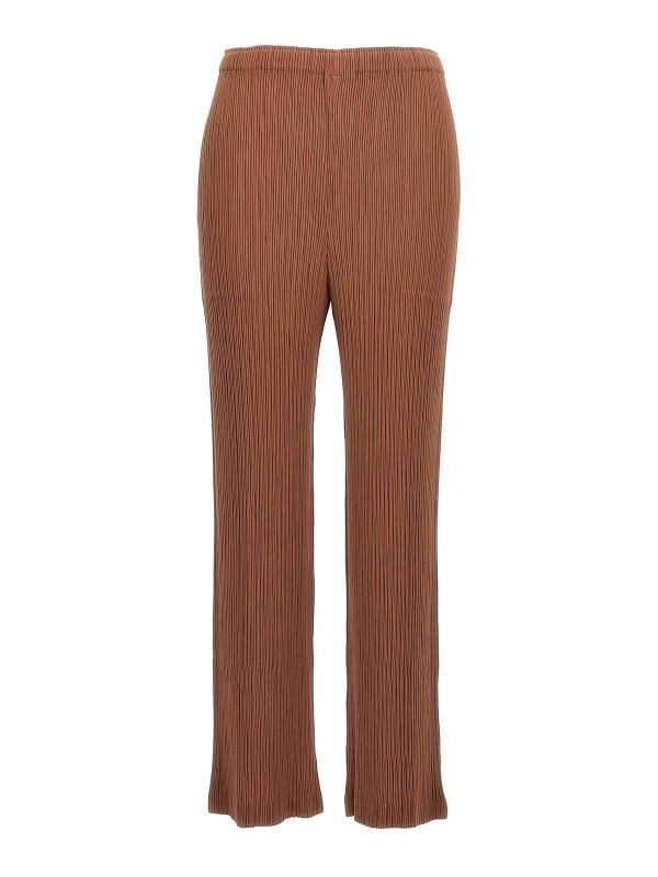 Pleats Please Issey Miyake Short - Marron