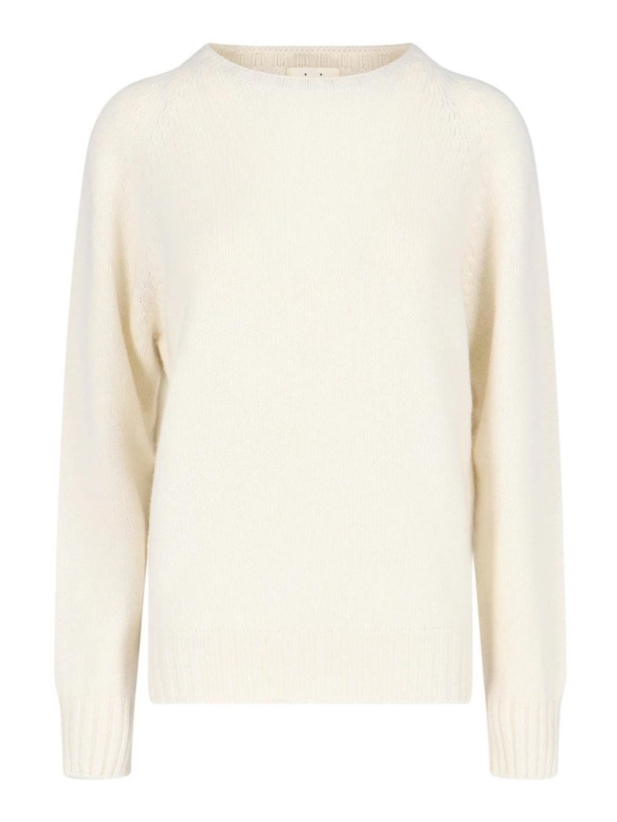 Ma'ry'ya Pull Col Bateau - Blanc