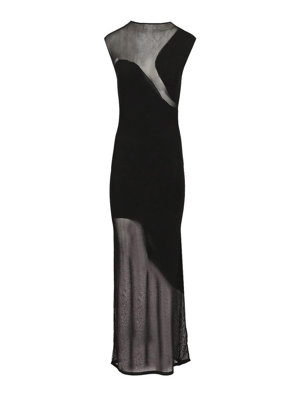 Rotate Birger Christensen Maxi Robe - Noir