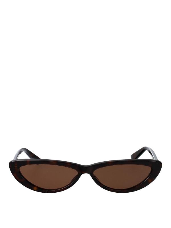 Alexander Mcqueen Lunettes De Soleil - Marron