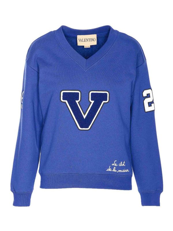 Valentino Garavani Sweat-Shirts - Bleu