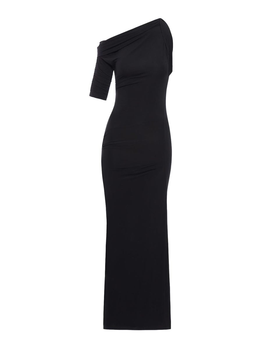 Jacquemus Robe Au Genou - Noir