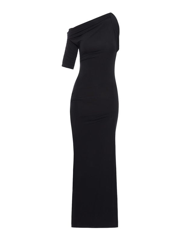 Jacquemus Robe Au Genou - Noir