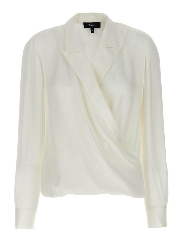 Theory Blouse - Blanc