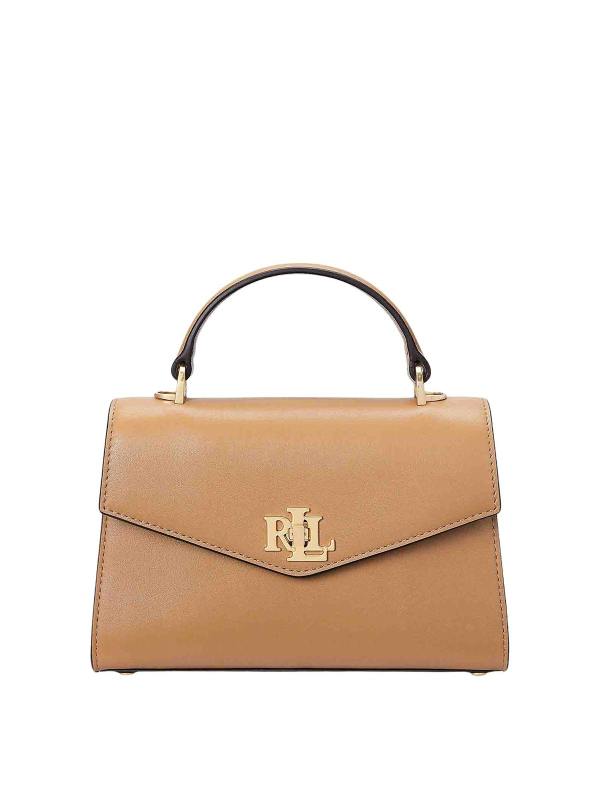 Lauren Ralph Lauren Sac Bandoulière - Marron Clair