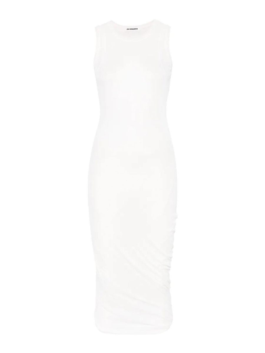 Jil Sander Robe Au Genou - Beige