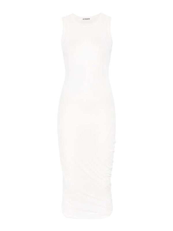 Jil Sander Robe Au Genou - Beige