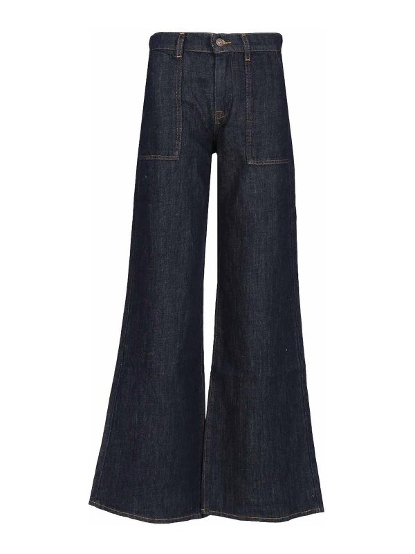 7 For All Mankind Jean Bootcut - Bleu