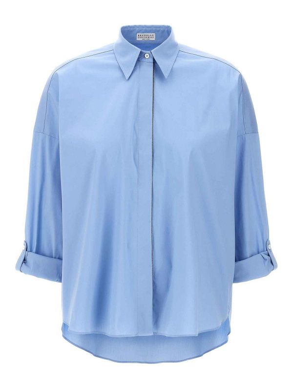 Brunello Cucinelli Chemise - Bleu Clair