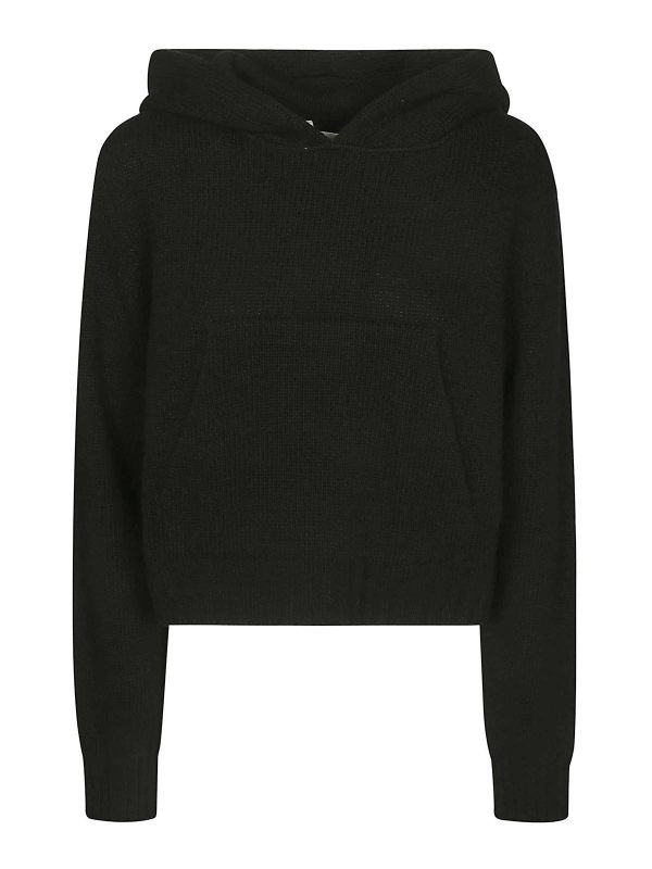 Palm Angels Pull Col Rond - Noir
