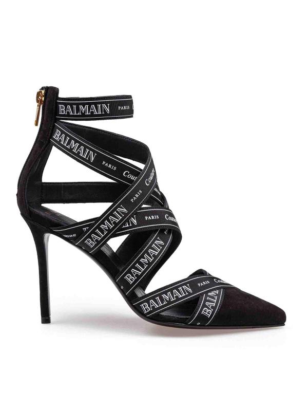 Balmain Chaussures À Talon - Noir