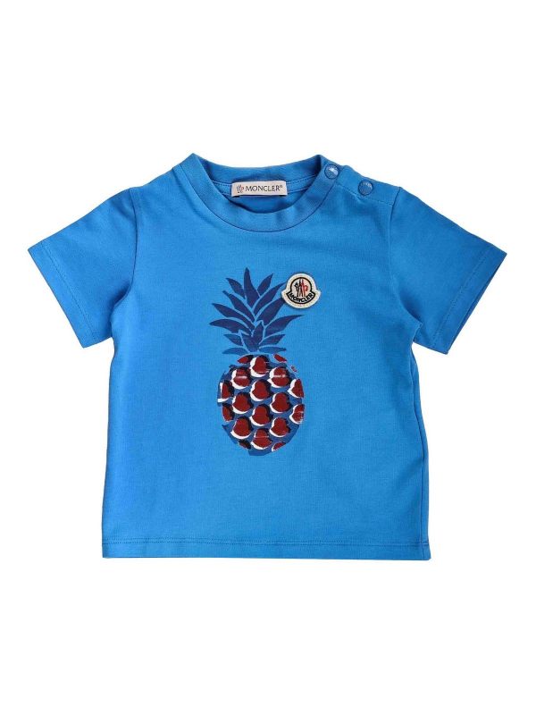 Moncler Jr T-Shirt - Bleu
