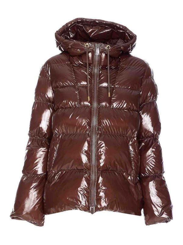 Pinko Blouson Rembourré - Marron