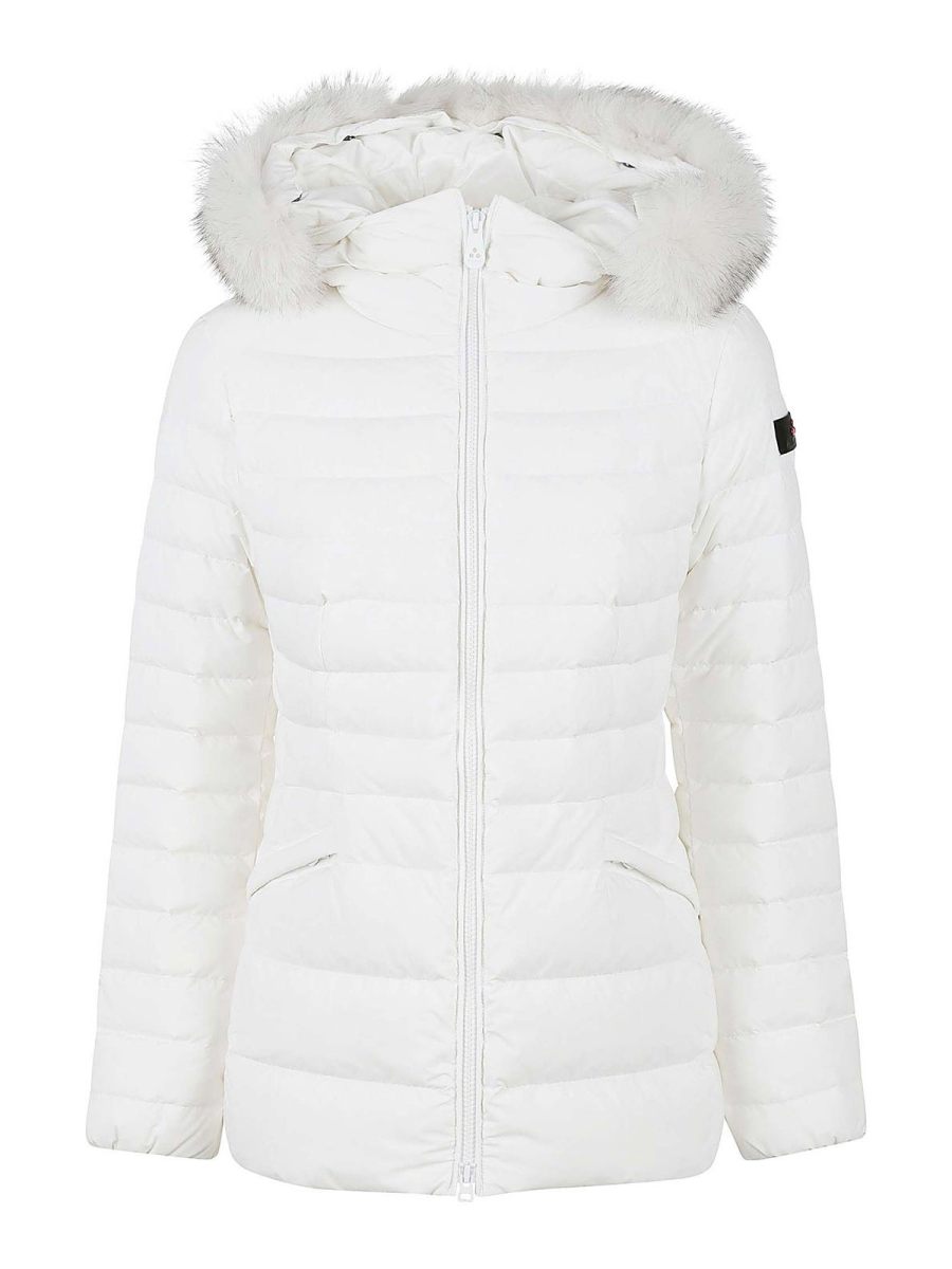Peuterey Manteau Au Genou - Blanc