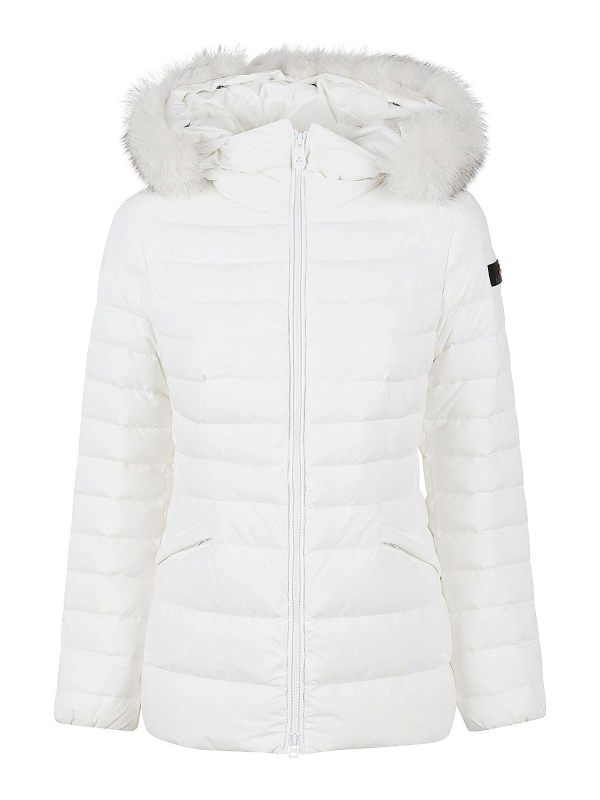 Peuterey Manteau Au Genou - Blanc