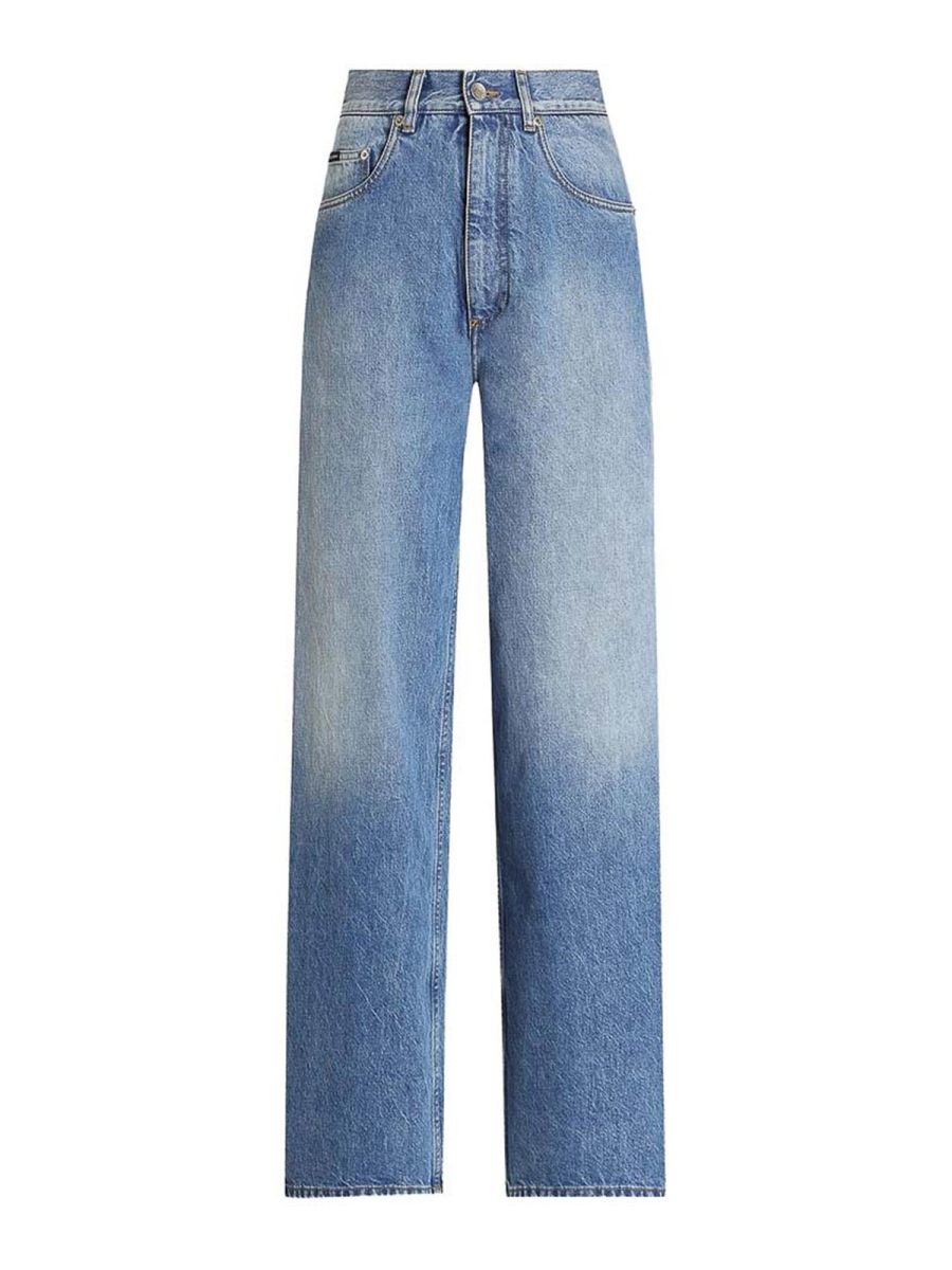 Dolce & Gabbana Jean Droit - Bleu