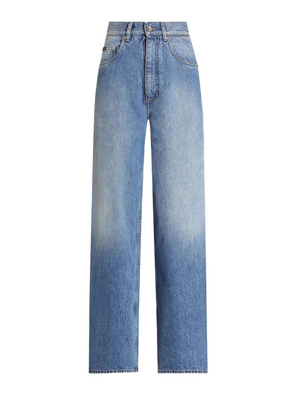 Dolce & Gabbana Jean Droit - Bleu