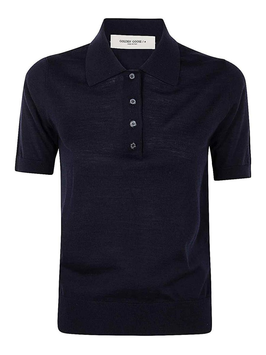 Golden Goose Pull Col Roulé - Bleu