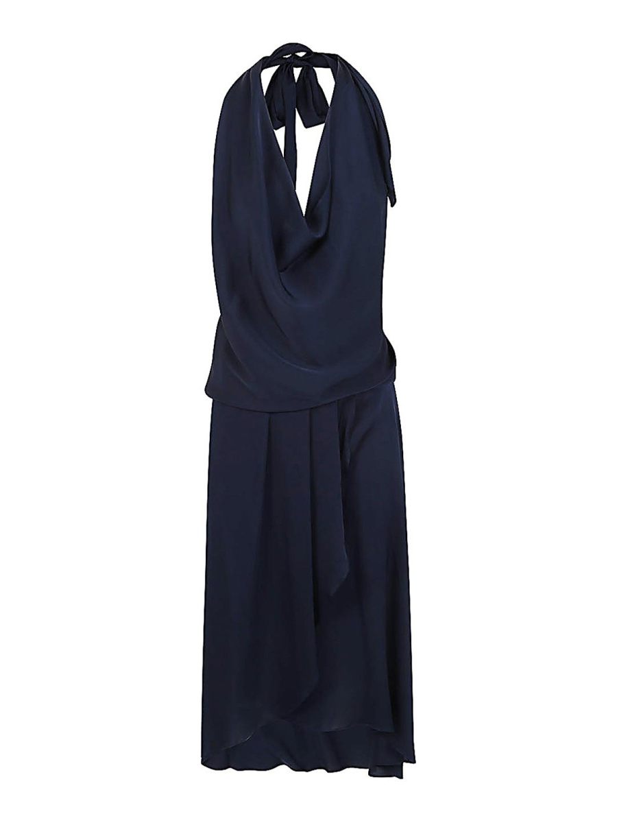 Silk95Five Robe Courte - Bleu