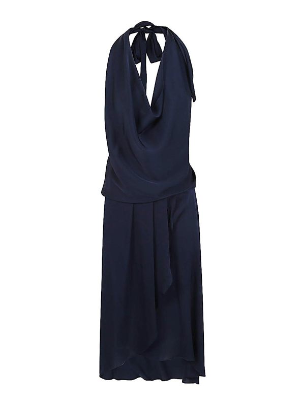 Silk95Five Robe Courte - Bleu