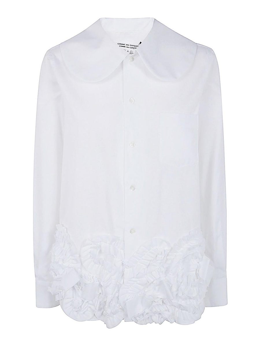 Comme Des Garcons Blouse - Blanc
