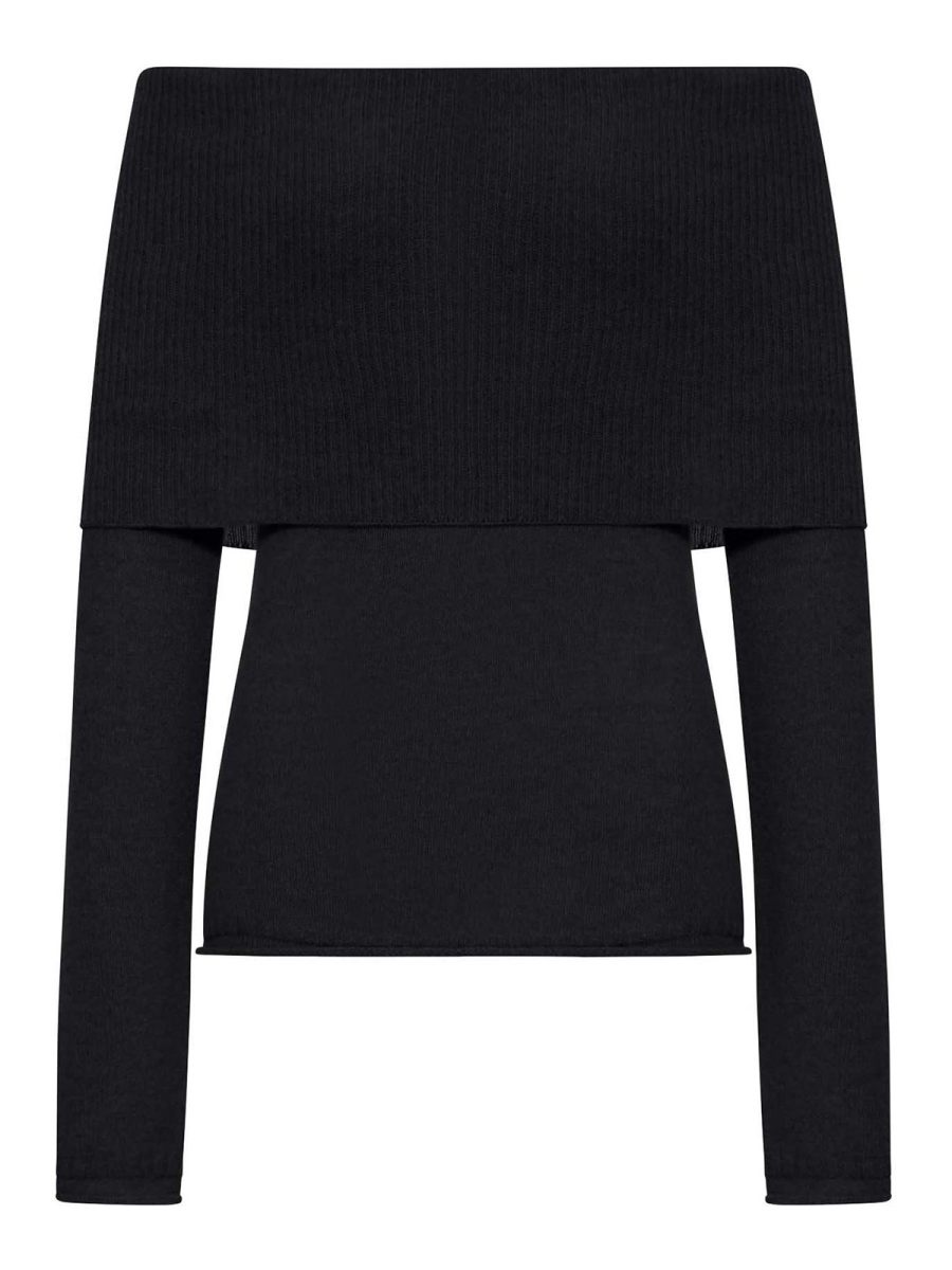 Roberto Collina Pull Col Rond - Noir