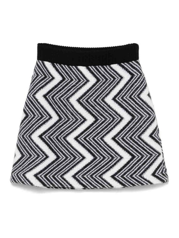 Missoni Mini Jupe - Blanc